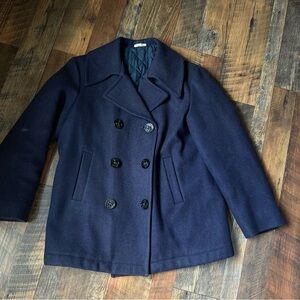 Vintage Women’s Navy PeaCoat 12